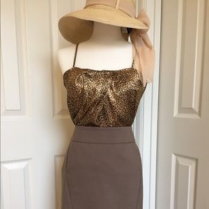 Leopard print tank top